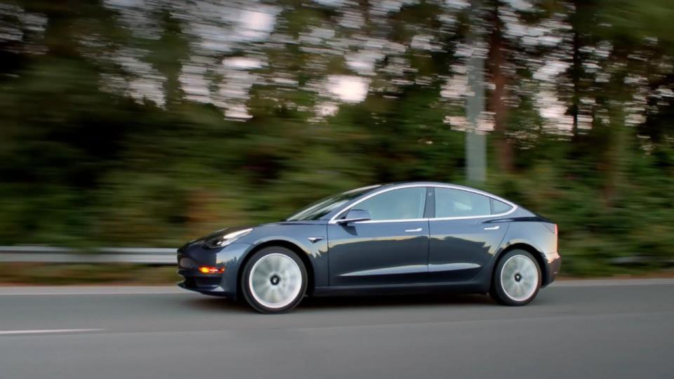 Gorgeous, but troubled: Tesla’s Model 3 sedan. Source: ABC News