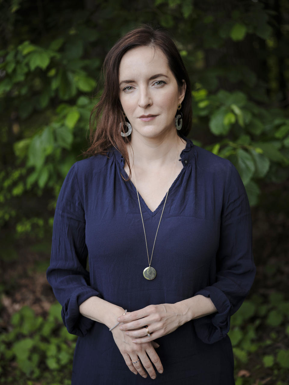Author Rebecca Makkai photographed at her lake cottage (Brett Simison / Random House)