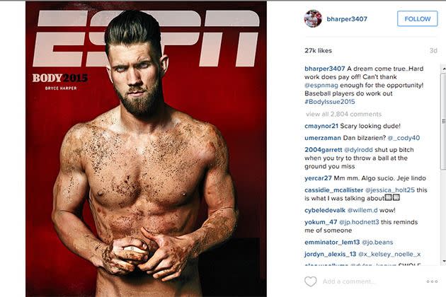 Bryce Harper, Kevin Love among athletes in ESPN Body Issue