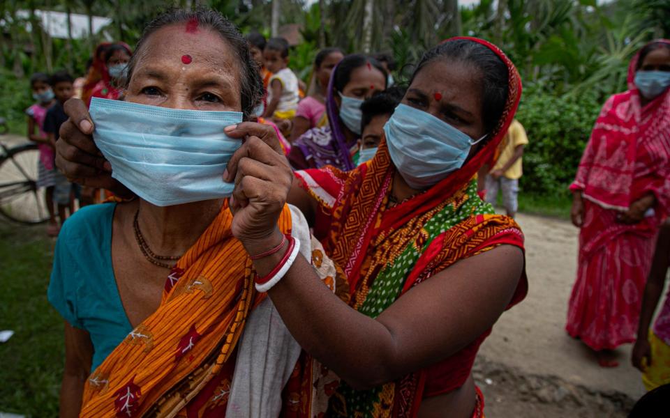 India is struggling to contain the world's fastest-growing Covid-19 epidemic - Anupam Nath/AP