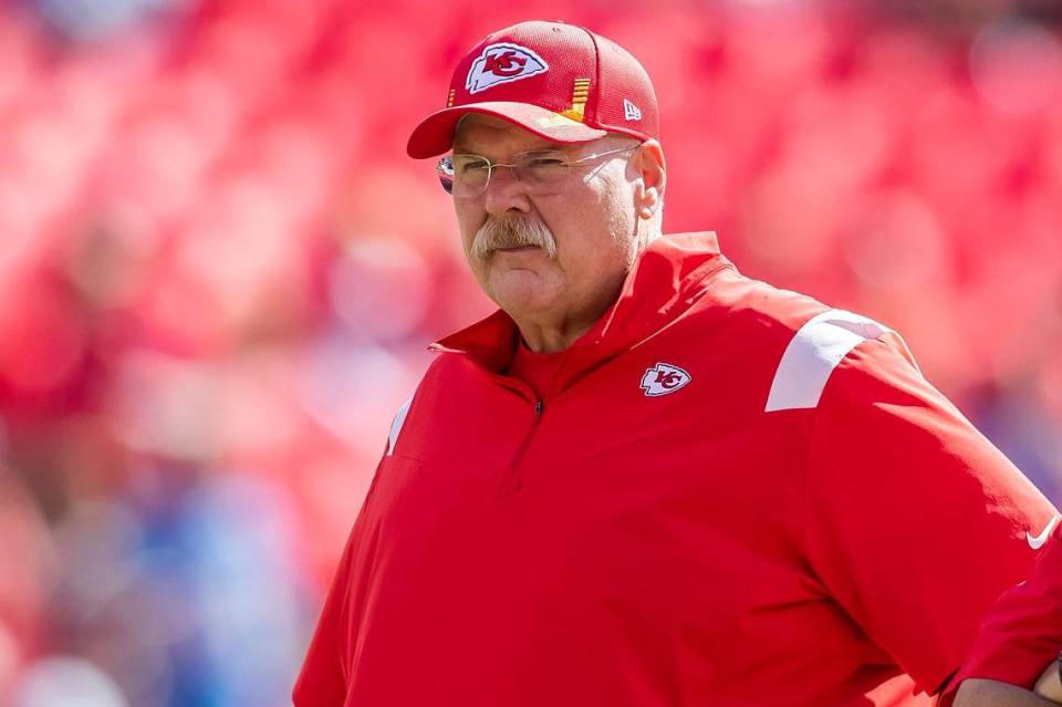 Chiefs coach Andy Reid leads his team into a Week 4 showdown with the Philadelphia Eagles on Sunday.