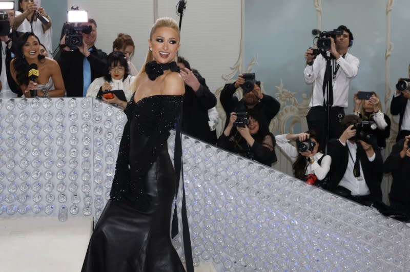 Paris Hilton attends the Costume Institute Benefit at the Metropolitan Museum of Art in May. File Photo by John Angelillo/UPI