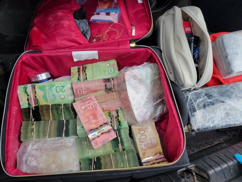 RCMP charge five people in connection with a major cocaine and cash seizure with connections to the Corner Brook area. Police say they found 8 kilograms and more than $173,000. 