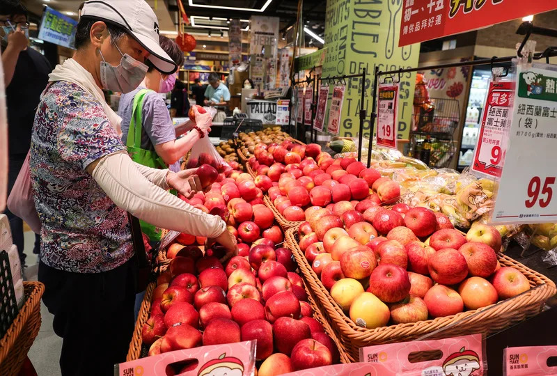 7月CPI較上月漲0.19％、較去年同期上漲2.52%。資料照片：中央社