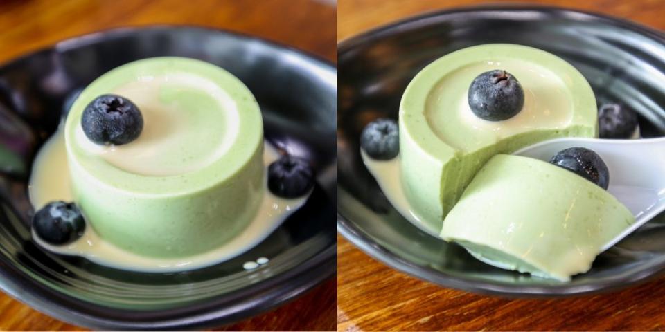 fantastic dim sum - matcha pudding