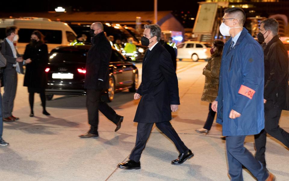 US Secretary of State Antony Blinken arrives at Geneva Airport ahead of talks with Russia - Reuters