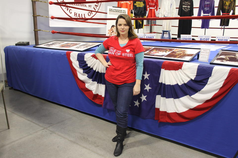 "This incredible sport brought my Uncle Tony out of working in the steel mills of Gary, Indiana to the middle weight champion of the world," said Haley Zale. 