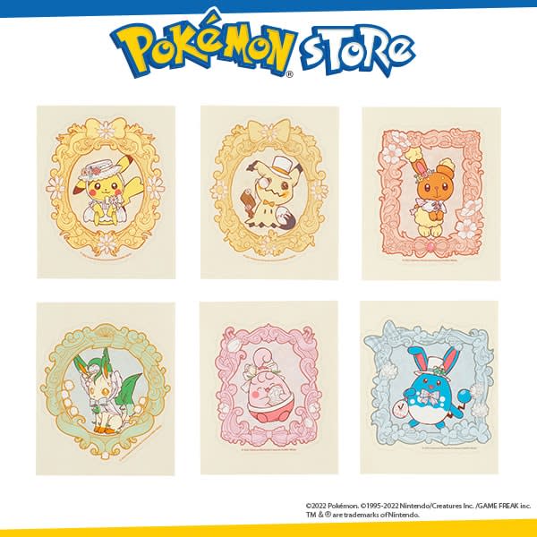 Pokémon Center Original Wall Sticker Set Photogenique Easter 2022. (Photo: Shopee SG)