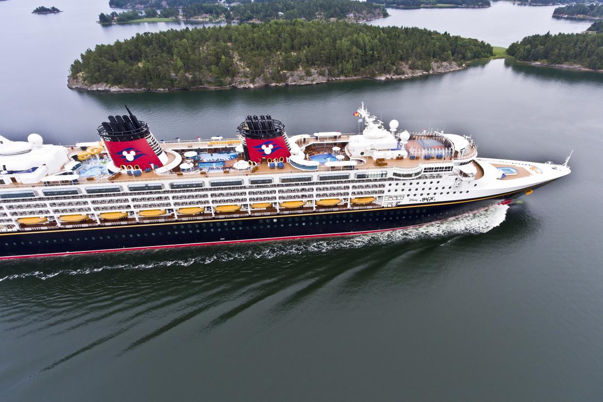 Disney Magic Cruise Ship in Stockholm archipelago