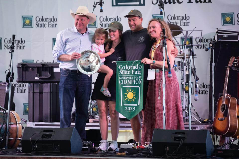 Stoke Pizza won the Governor's Plate competition at the Colorado State Fair. The Latka Family were presented with a championship plate and banner on Tuesday, August 29, 2023..