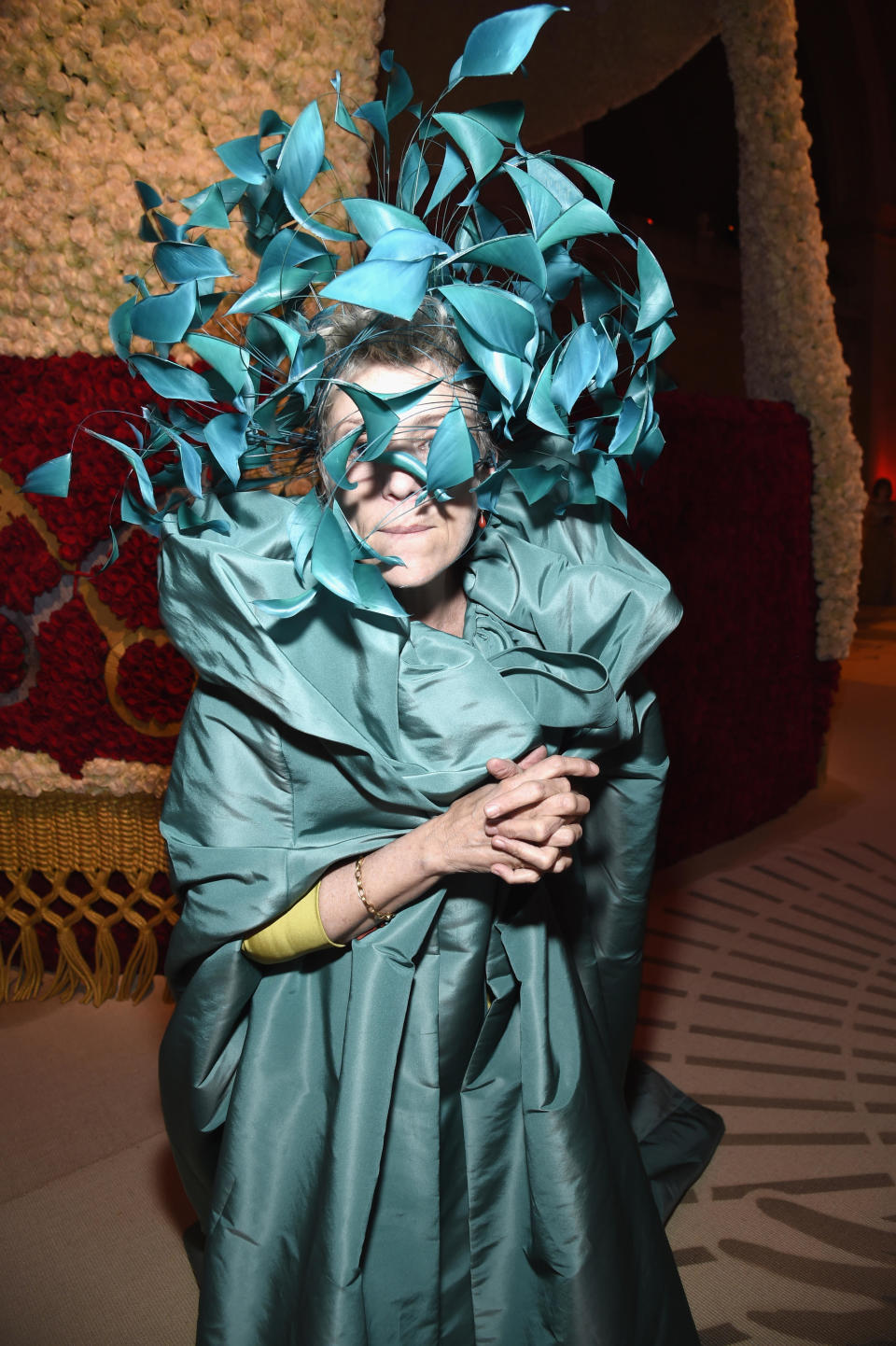Frances McDormand attends the Heavenly Bodies: Fashion & The Catholic Imagination Costume Institute Gala at The Metropolitan Museum of Art on May 7, 2018 in New York City.  / Credit: Kevin Mazur/MG18/Getty Images for The Met Museum/Vogue
