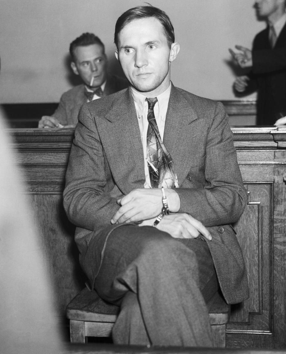 Lindbergh, suspect de l'enlèvement de Bruno Hauptmann