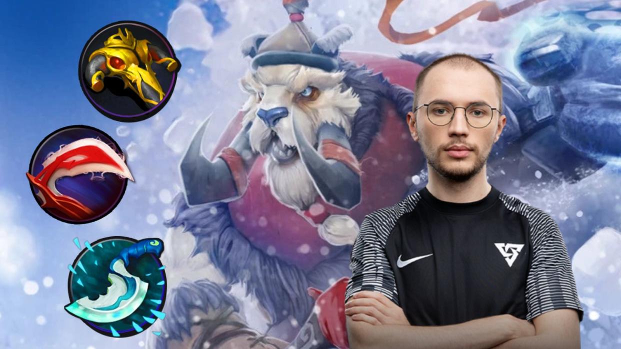 Tundra Esports midlaner Nine stood out with his mid Tusk during his team's dominant run to become the champions of The International 11. Read on to learn a TI winner's item build for mid Tusk. (Photos: Tundra Esports, Valve Software)