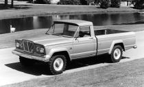 <p>Jeep's replacement for both its Willys pickup and the FC (Forward Control) truck was the Gladiator pickup. The Gladiator was a much more modern full-size pickup than Jeep's earlier workhorses. This Jeep was contemporary enough that, with a few updates and styling changes, it stayed in production without a ground-up redesign for 24 years.</p><p>The earliest Gladiators used an advanced six-cylinder engine, while larger V-8 engines were optional throughout the life of the Gladiator and later J-10 and J-20 trucks. Since Jeep didn't make its own V-8s, these were supplied by Buick and, of course, AMC. The largest was the AMC 401 V-8-the biggest engine ever offered in a Jeep pickup.<br><br><br><br><br>By 1976, the J-trucks received a new frame, and an awesomely disco "Honcho" package became available in the late 70s. The rarest and coolest of all the J-trucks of this generation would be the stepside bed Honchos of 1980-1983-only 1264 were made.</p>