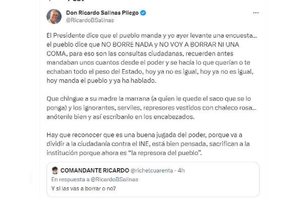 ricardo salinas pliego tuits