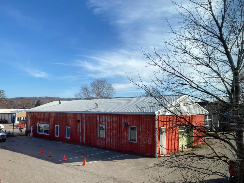 The "Ray and Park" portion of Michigan Community Capital's redevelopment proposal focuses on the "red building" property adjacent to the Boyne District Library, acquired by the library in 2013.