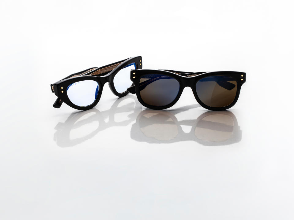 The Blue & Beyond glasses - Credit: image courtesy of Kering Eyewear