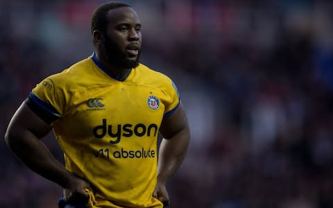 Bath Rugby's Beno Obano during the Gallagher Premiership Rugby match between London Irish and Bath Rugby at on December 22, 2019 in Reading, England. - Credit: Getty Images