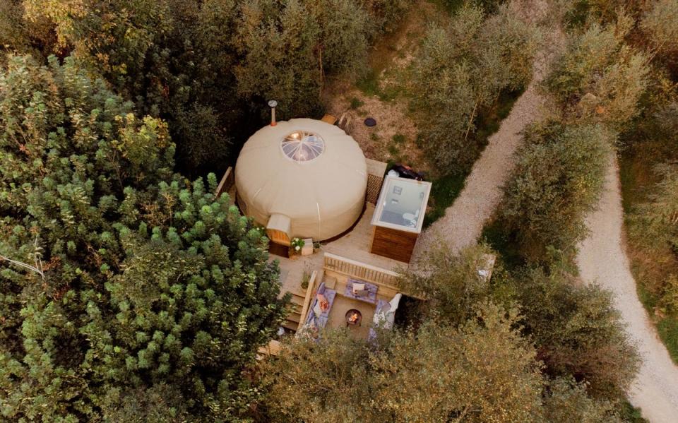  (Private ‘tree-yurt’ suites in North Yorkshire)