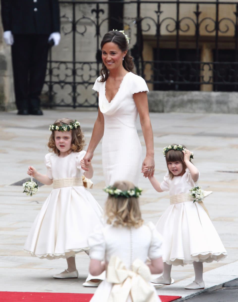 Who can forget when Pippa Middleton stepped out as bridesmaid for her sister, the Duchess of Cambridge. Photo: Getty