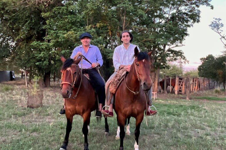 Tomas Föhrig y su papá Roberto