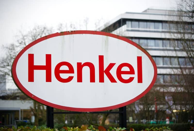 A logo of Henkel AG, taken on the site in Duesseldorf. German consumer goods firm Henkel reported it plans to acquire the Vidal Sassoon hair-care brand in China from US consumer goods giant Procter & Gamble. Jan-Philipp Strobel/dpa