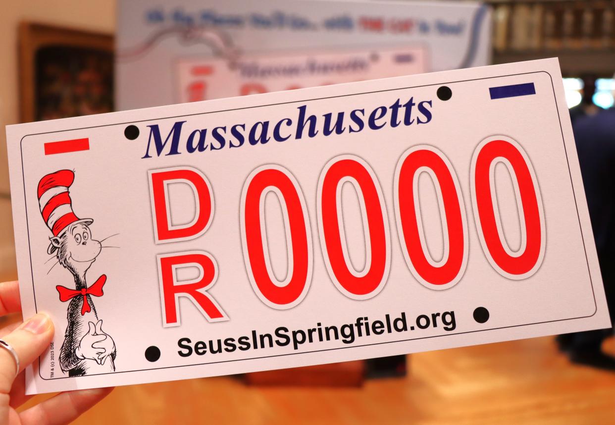 The Springfield Museums and the Massachusetts Registry of Motor Vehicles are celebrating legendary author Theodor Seuss Geisel, better known as Dr. Seuss, with a special license plate.