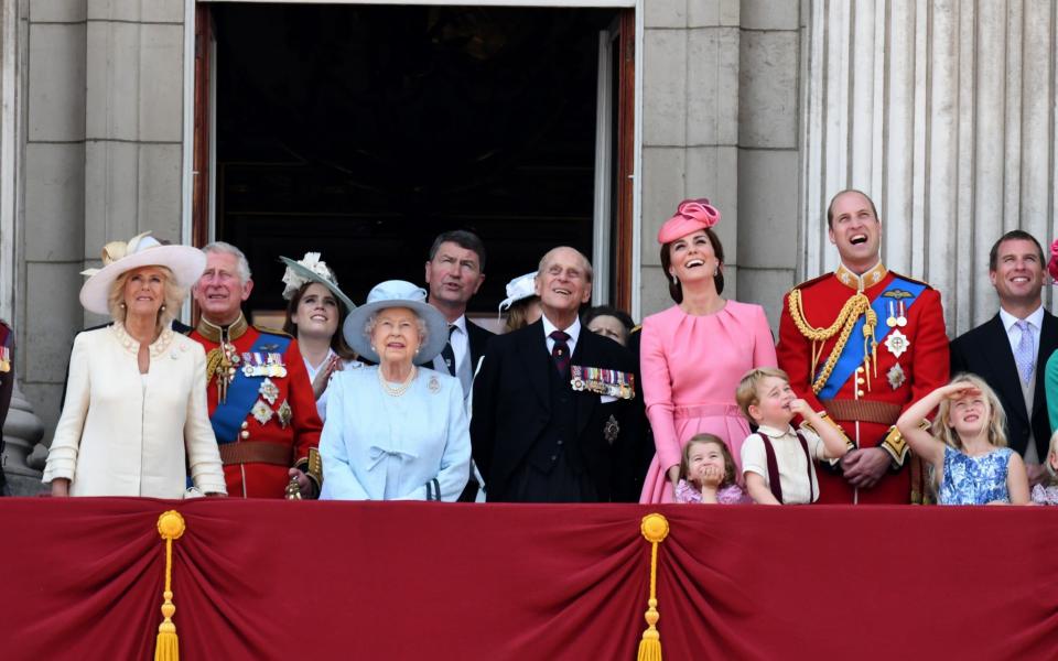 The Royal Family at Trooping the Colour - JULIAN SIMMONDS