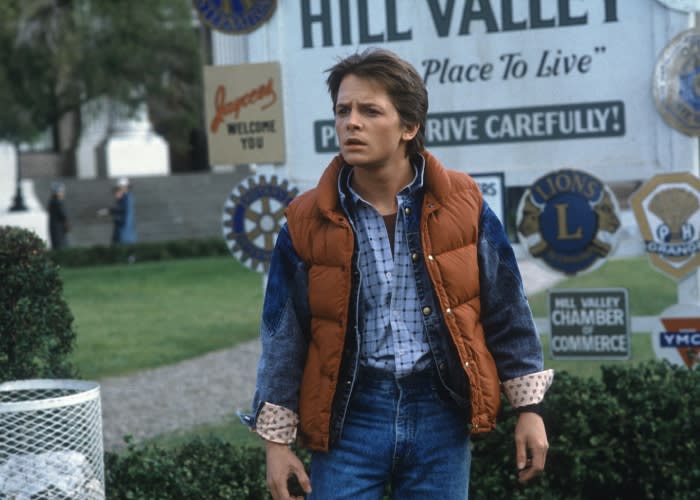 Michael J. Fox en Regreso al futuro