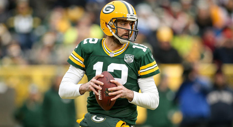 Aaron Rodgers. (Photo by Dylan Buell/Getty Images)