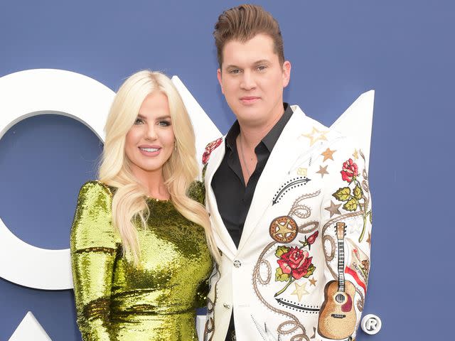 <p>Jason Kempin/ACMA2018/Getty</p> Jon Pardi and his wife Summer Pardi attend the 53rd Academy of Country Music Awards on April 15, 2018 in Las Vegas, Nevada.