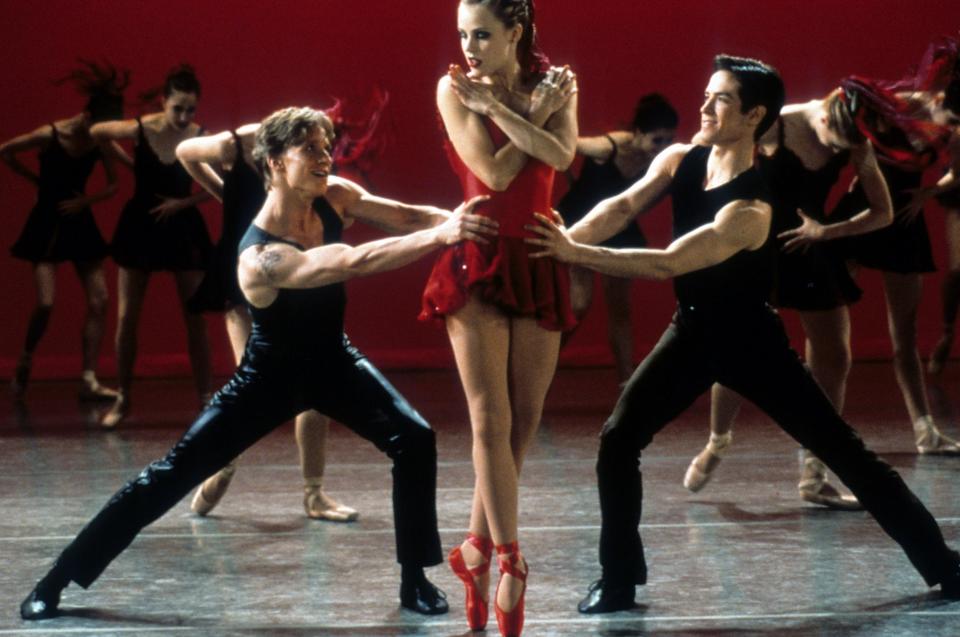 Stiefel, Schull and Radetsky in a still from the scene with the infamous turning sequence (Getty Images)