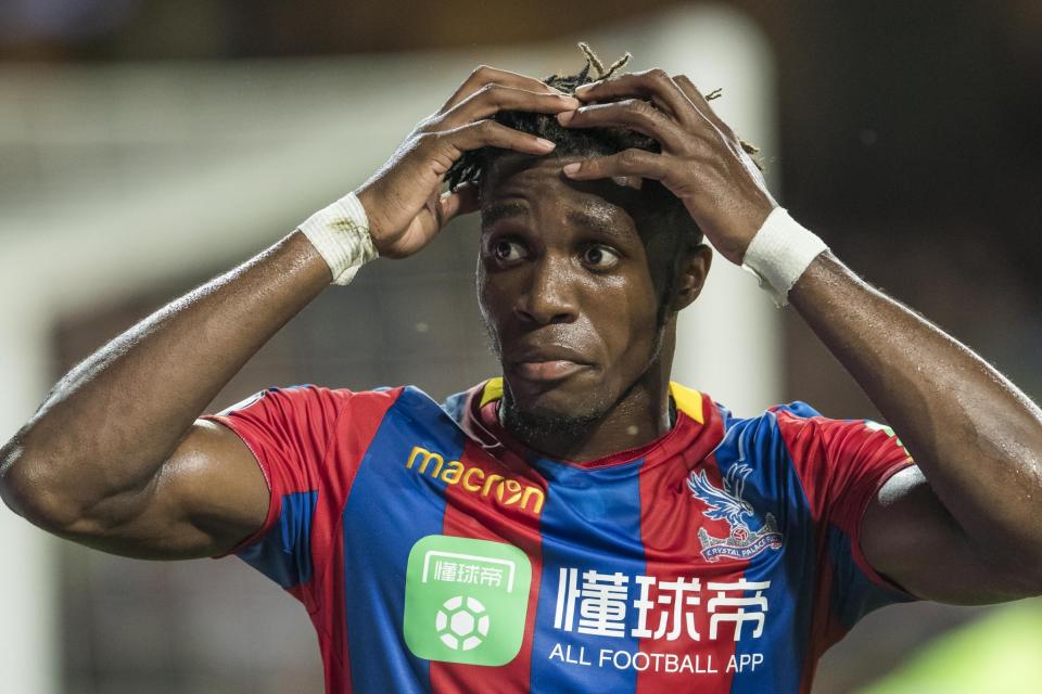 Zaha claims fans abused him racially online