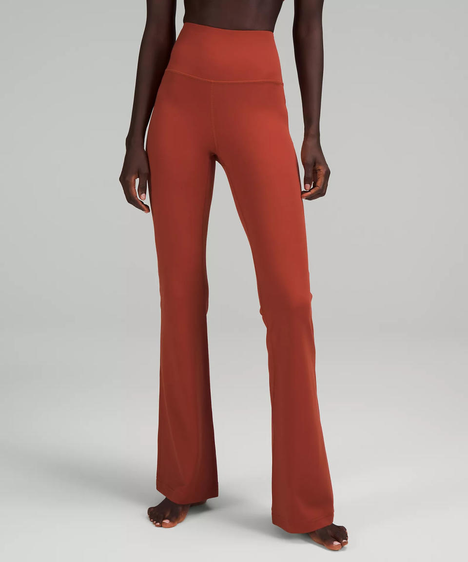 Groove Super-High-Rise Flared Pant. Image via Lululemon.