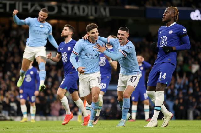 Goleada Euro on X: FIM DE JOGO! Chelsea 4 x 4 Manchester City Gols: Thiago  Silva, Sterling, Nicolas Jackson, Cole Palmer; Haaland (2x), Akanji, Rodri.   / X