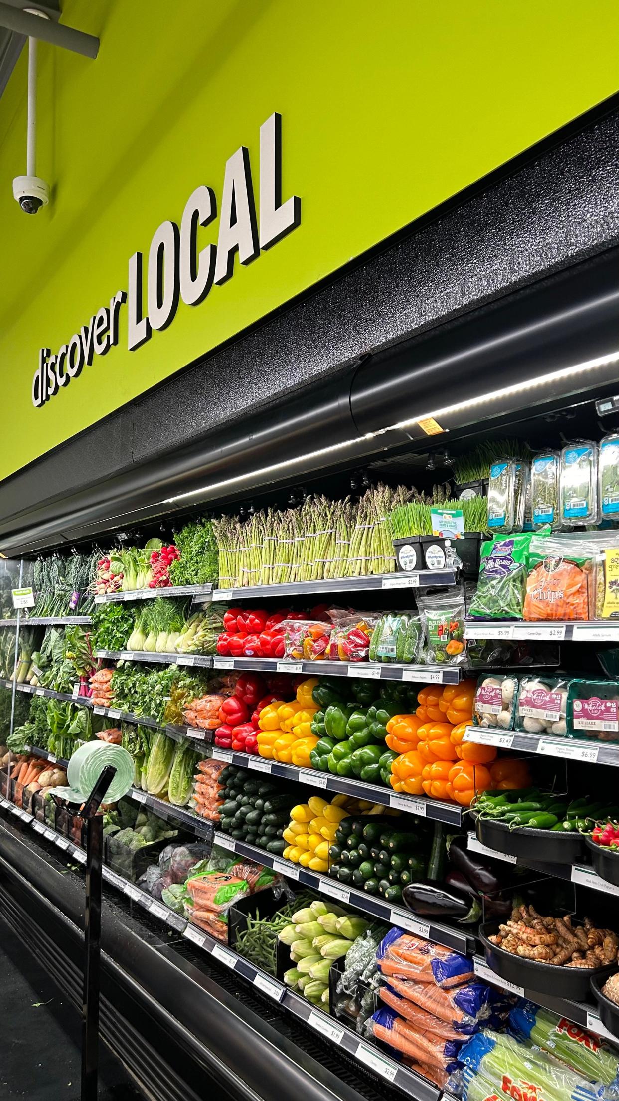 The produce aisle at the Detroit People's Food Co-Op will be stocked with fruits and vegetables from four Detroit-based farms.