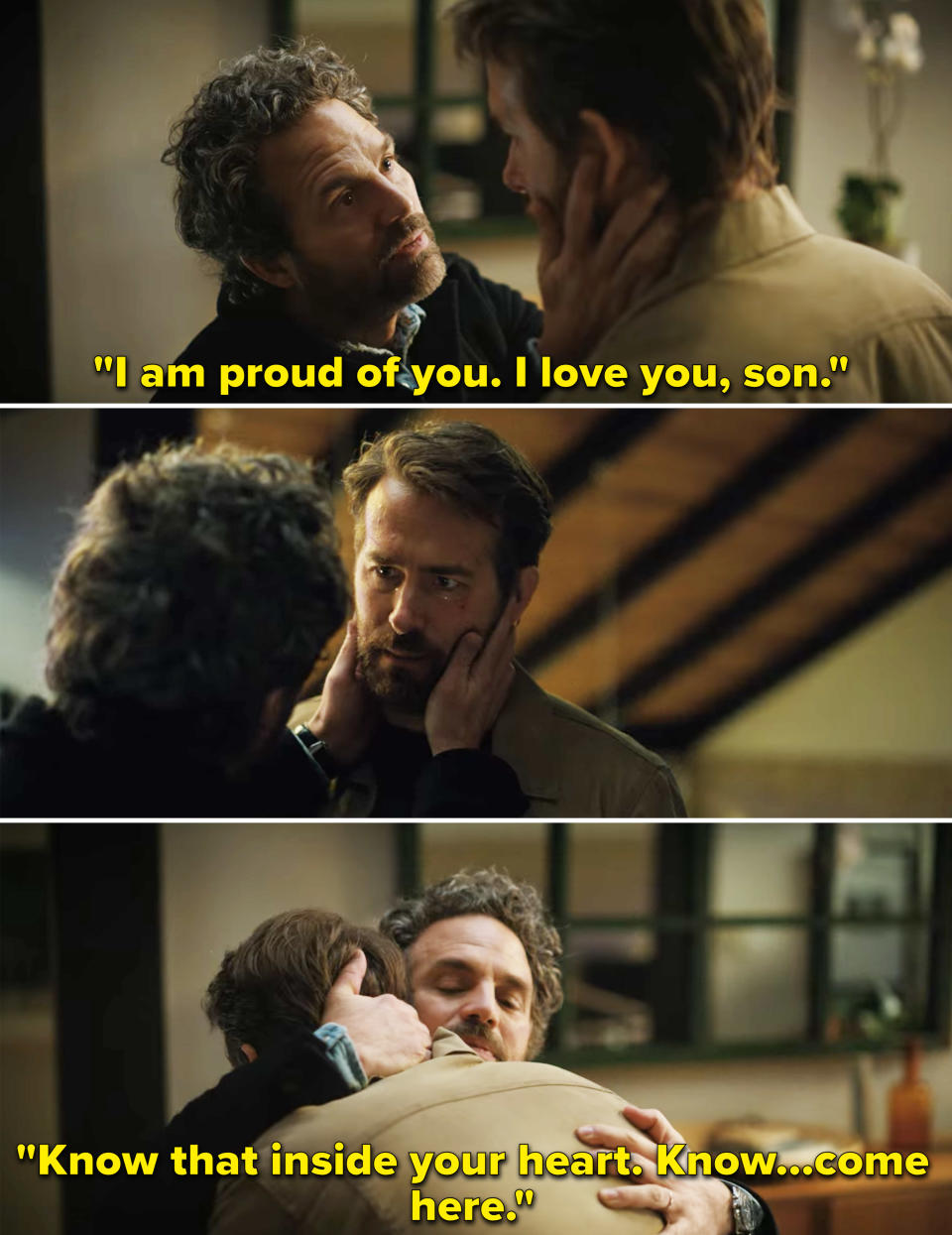 Louis telling adult Adam that he's proud of him