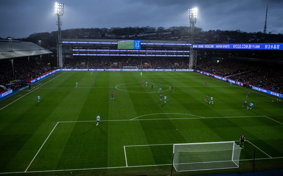 Selhurst Park during Crystal Palace's win over Brentford