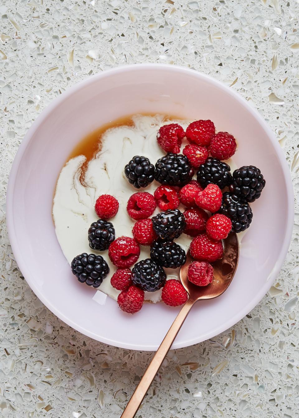 Summer should be as simple as this berries and cream dessert.