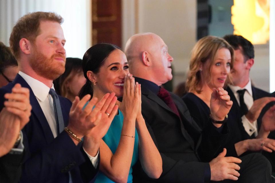 <h1 class="title">The Duke And Duchess Of Sussex Attend The Endeavour Fund Awards</h1><cite class="credit">Paul Edwards/Getty Images</cite>