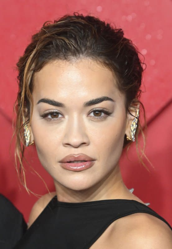 Rita Ora attends the Fashion Awards at Royal Albert Hall in London, England on December 4. File Photo by Rune Hellestad/ UPI
