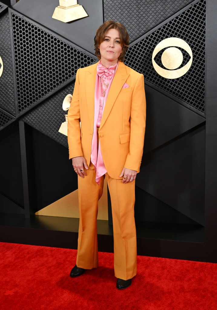 66th annual grammy awards arrivals brandi carlile