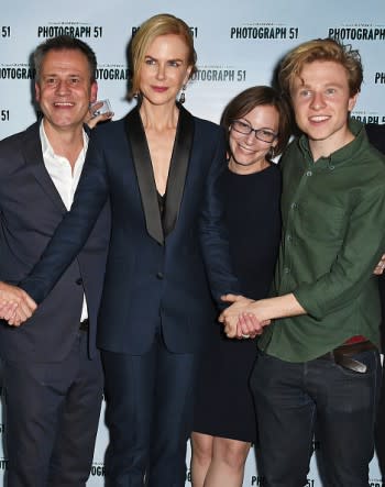 Edward Bennett, director MIchael Grandage, Nicole Kidman, playwright Anna Ziegler and Will Attenborough