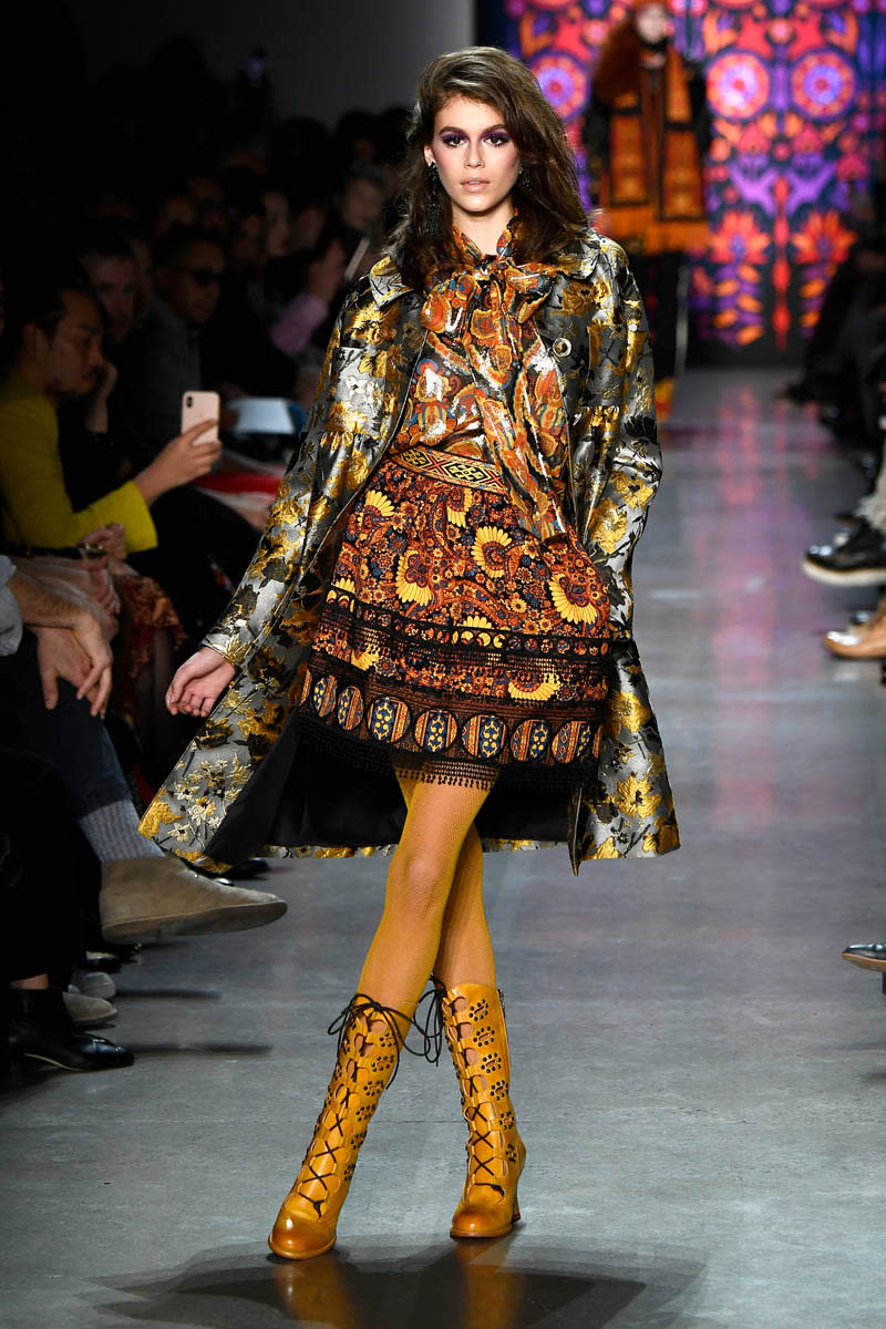 Kaia Gerber: Fashionshow von Anna Sui