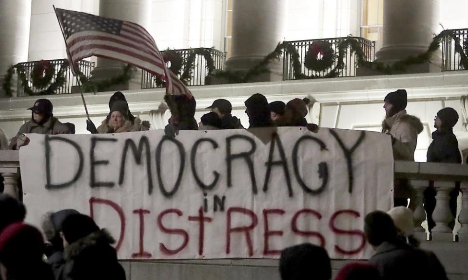 ‘They are deliberate efforts to undermine democracy and our faith in it. And these efforts are getting more brazen and desperate every year.’