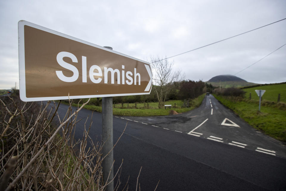 Slemish Mountain near Ballymena in County Antrim (Liam McBurney/PA)