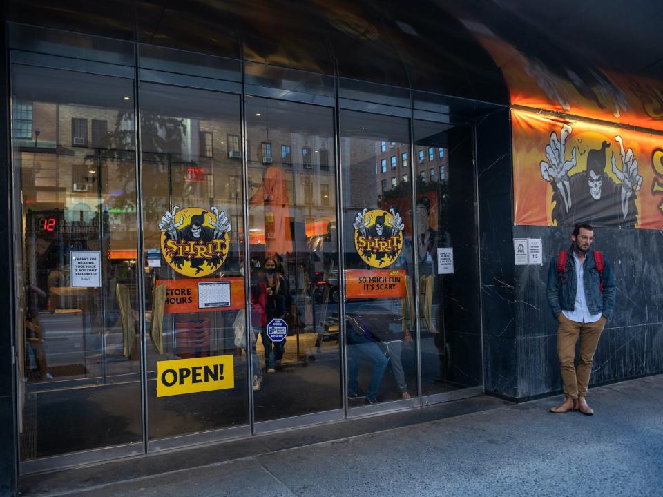 A Spirit Halloween store in New York City.