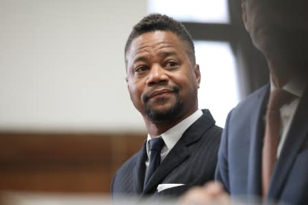 Actor Cuba Gooding Jr. appears in New York State Criminal Court in the Manhattan borough of New York