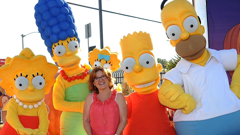 <p>Actress Nancy Cartwright and The Simpsons attend Fox Hosts "Animation Domination" Pumpkin Patch Takeover at Lopez Pumpkin Patch on October 4, 2012 in Los Angeles, California.</p>