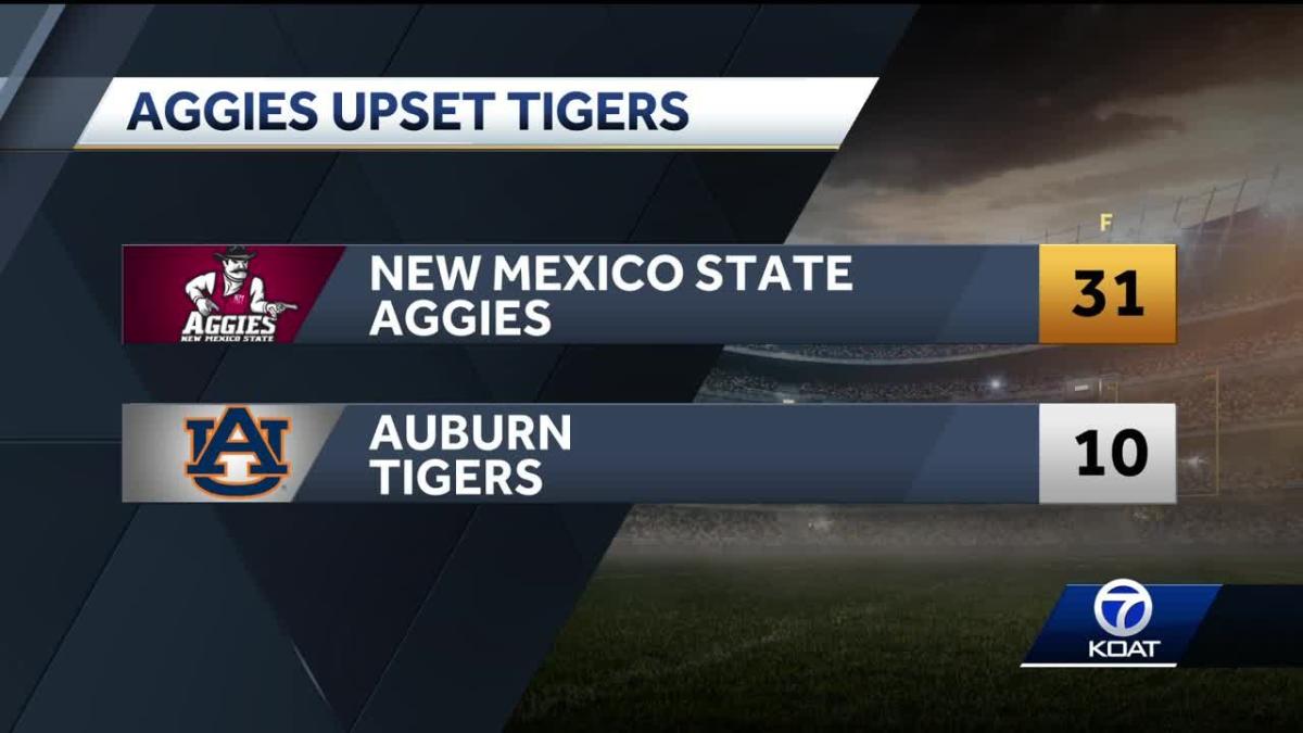 NMSU Aggies defeat Auburn